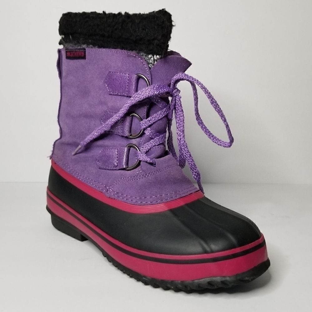 Sketchers snow boots size 4 kids